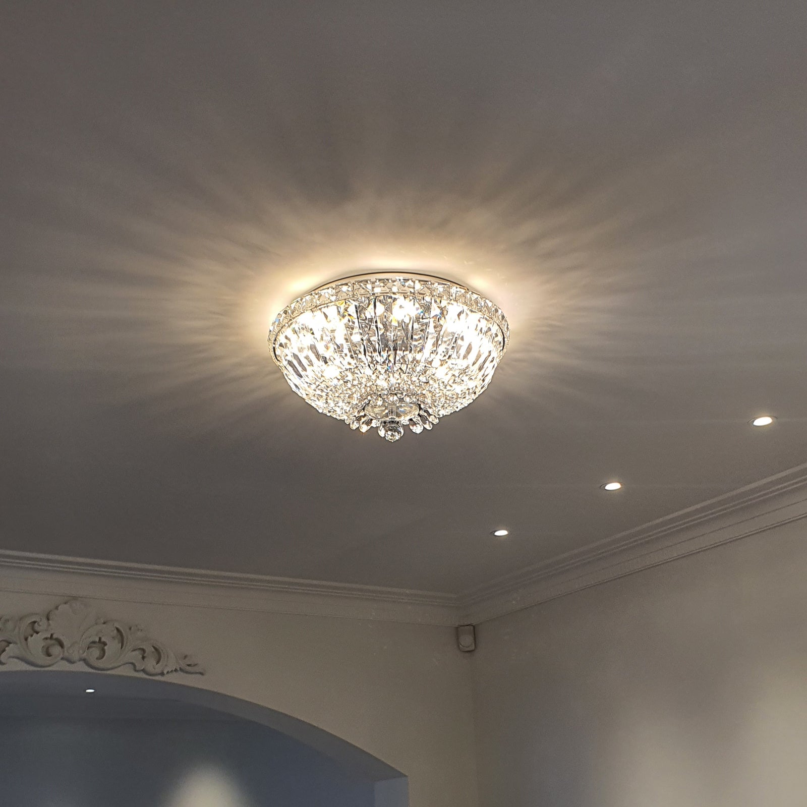 Cacique Ceiling Mounted Chandelier at Murano Plus, Lighting Specialists in Auckland