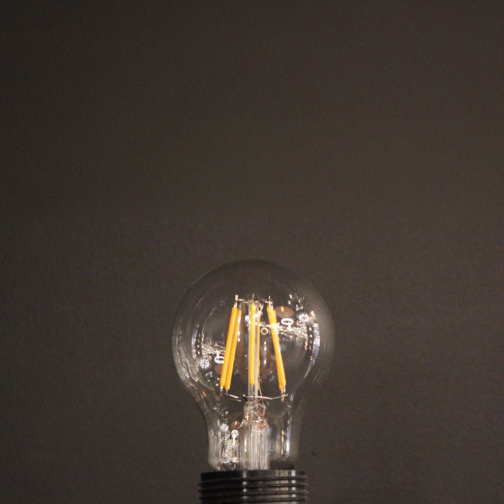 A60 Filament 6W 3000K Dimmable LED E27 Light Bulb