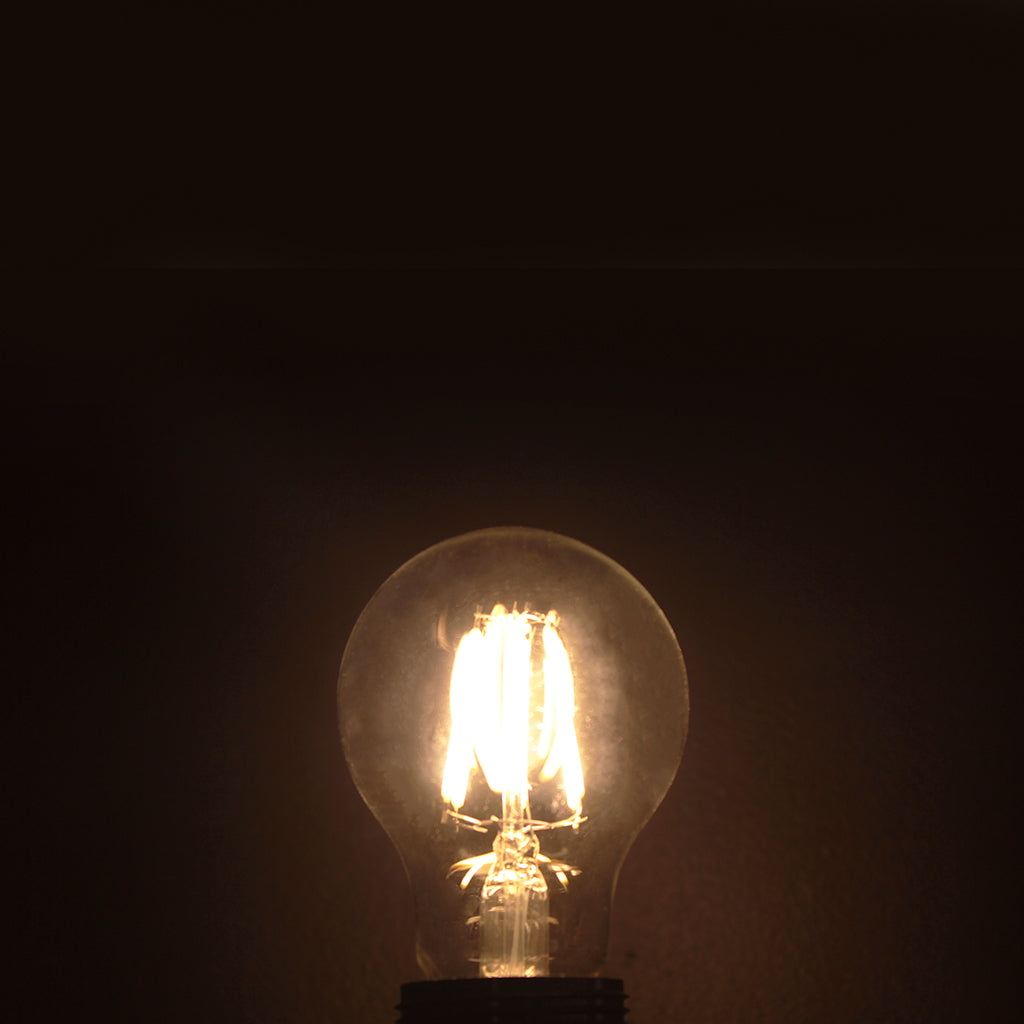 A60 Filament 6W 3000K Dimmable LED E27 Light Bulb