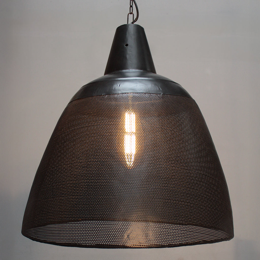 Capri Pendant Light 600D Black_Murano Plus NZ