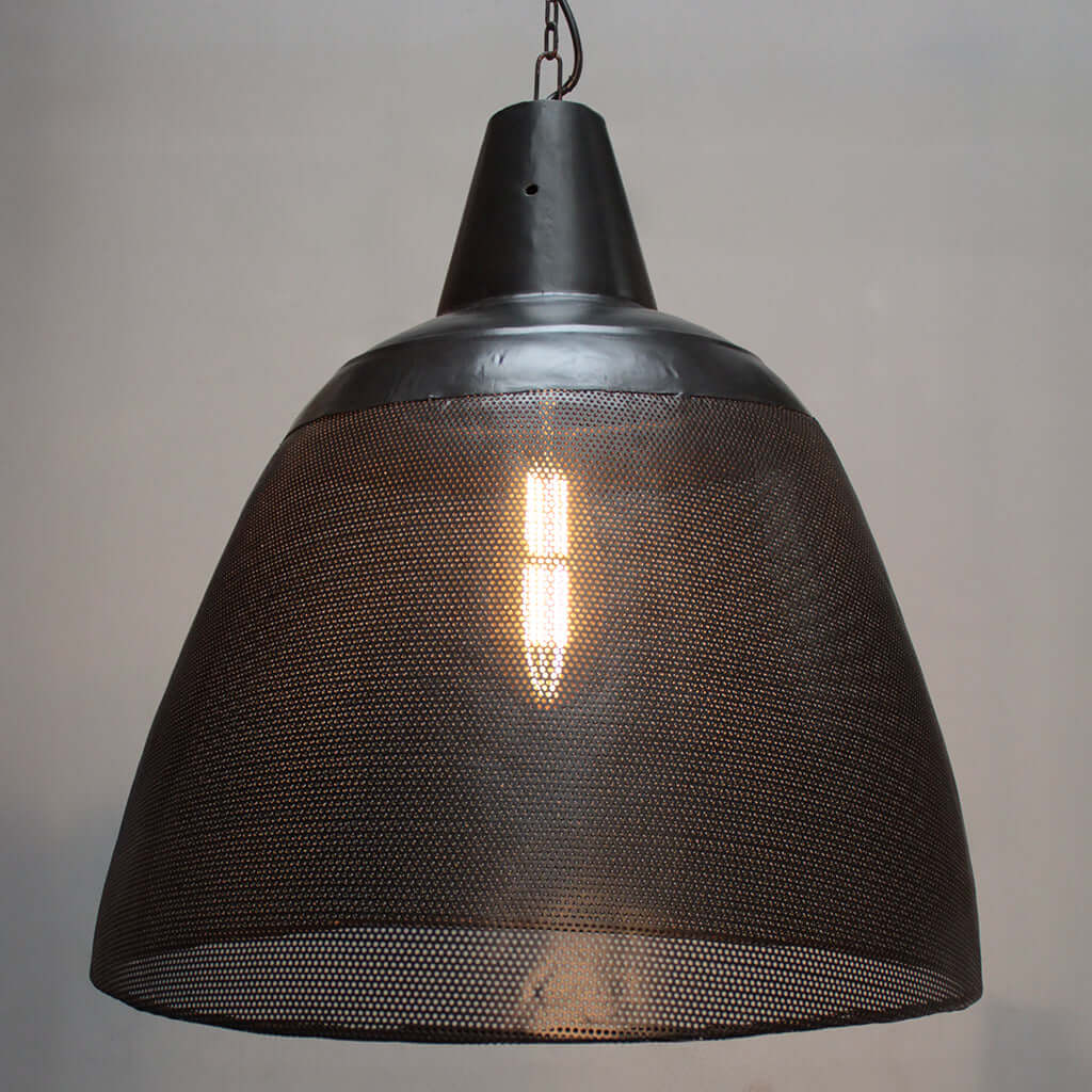 Capri Pendant Light 600D Black_Murano Plus NZ