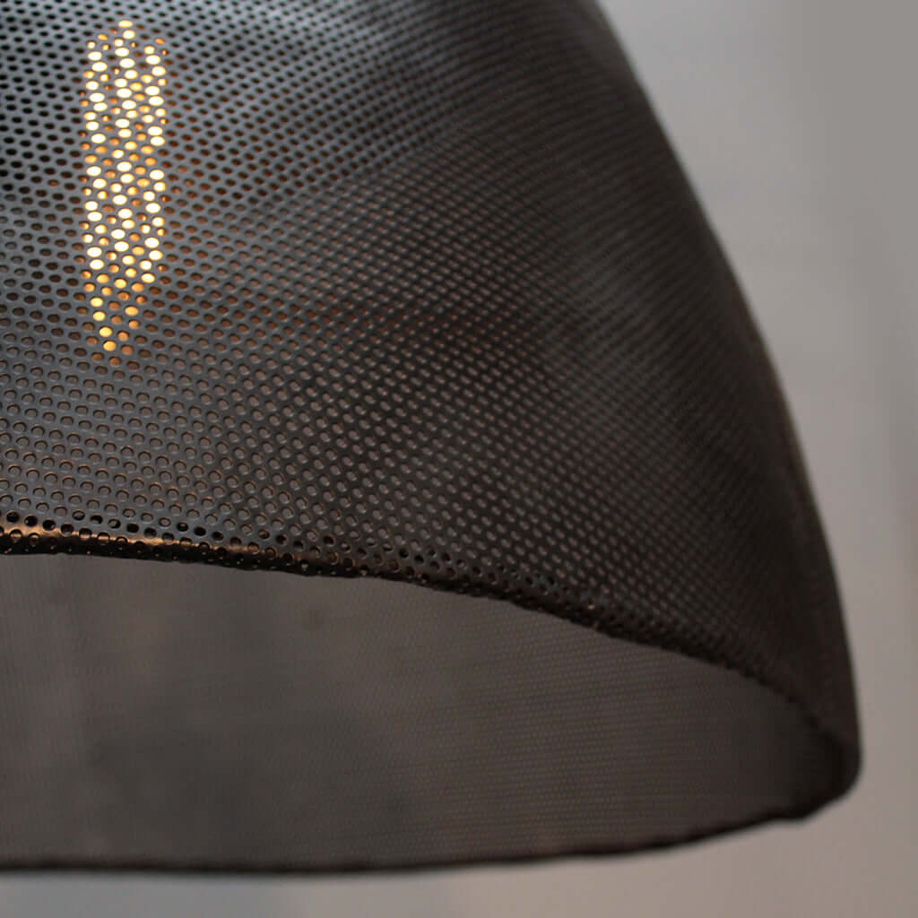 Capri Pendant Light 600D Black_Murano Plus NZ