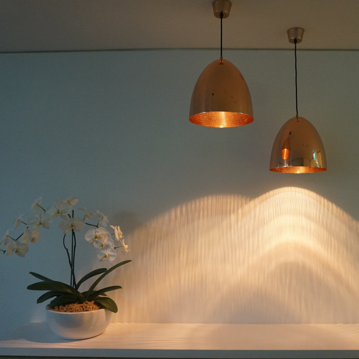 Casque Copper Pendant Light