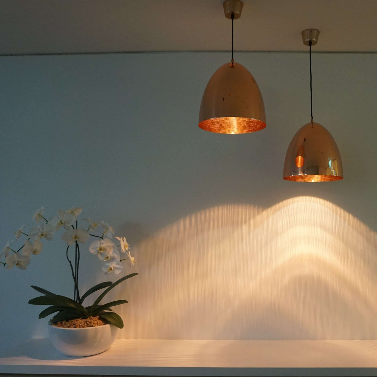 Casque Copper Pendant Light