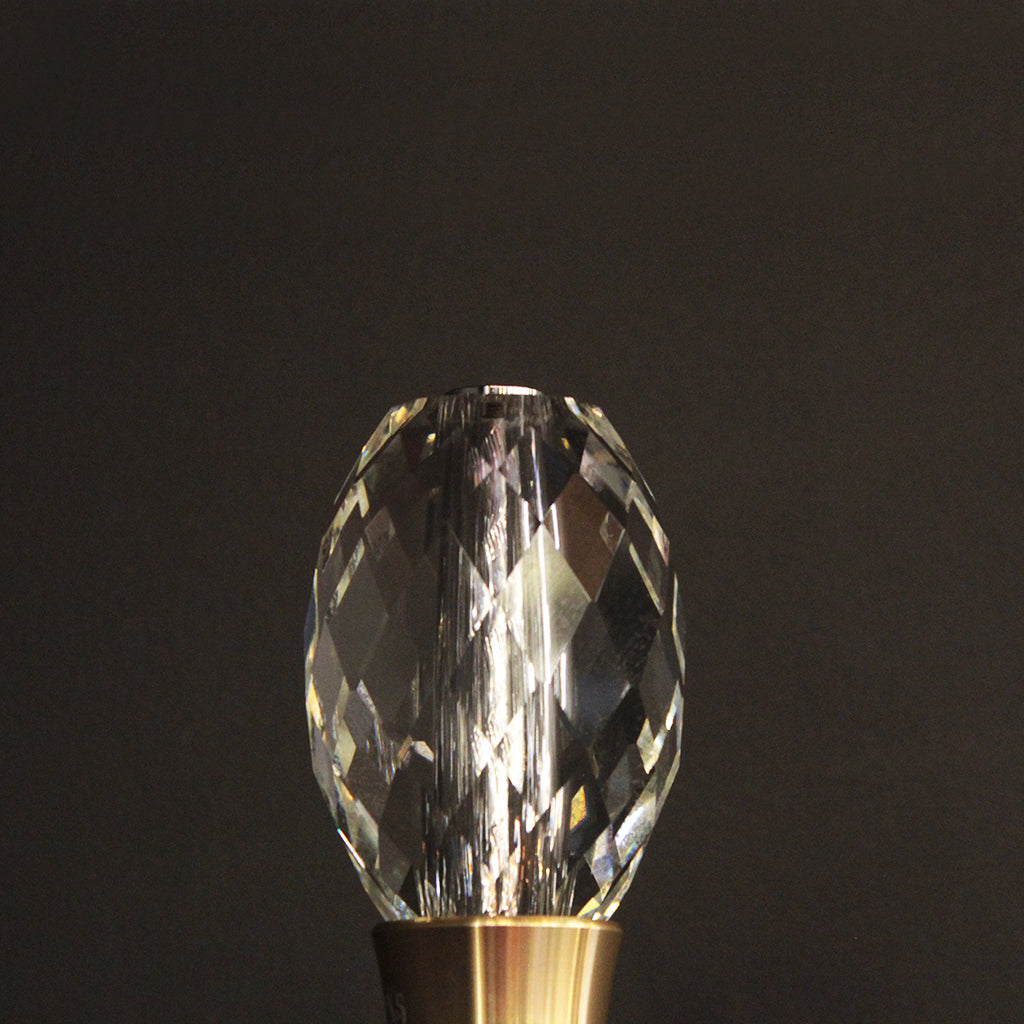 Crystal Faceted Oval LED E27 Light Bulb - 60D