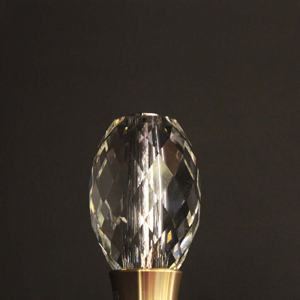 Crystal Faceted Oval LED E27 Light Bulb - 60D