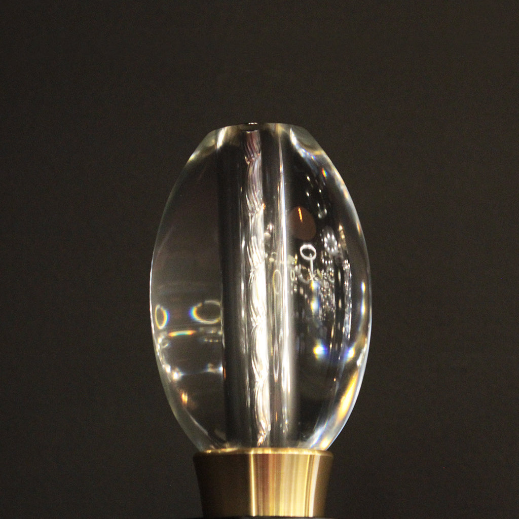 Crystal Oval LED E14 Light Bulb