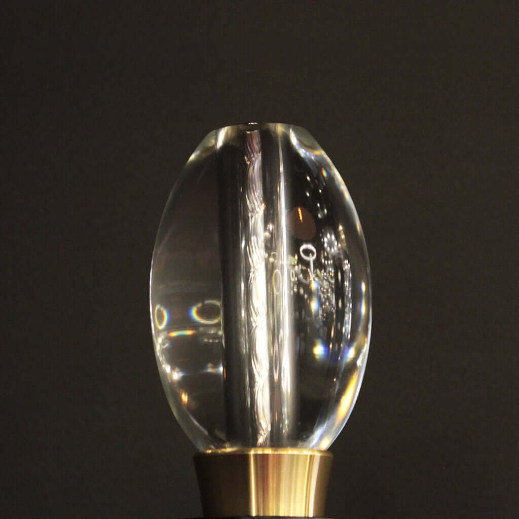 Crystal Oval LED E14 Light Bulb