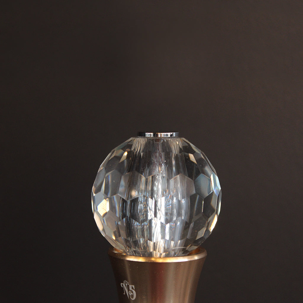 Crystal Round Faceted LED E14 Light Bulb