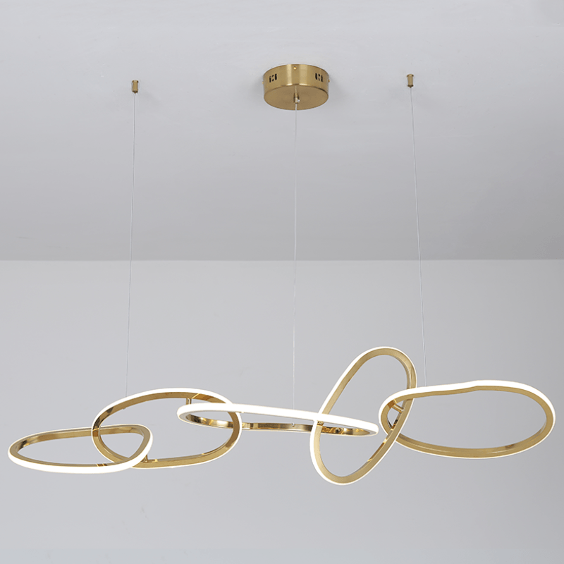 Curva Pendant 5 Ring_ Murano Plus