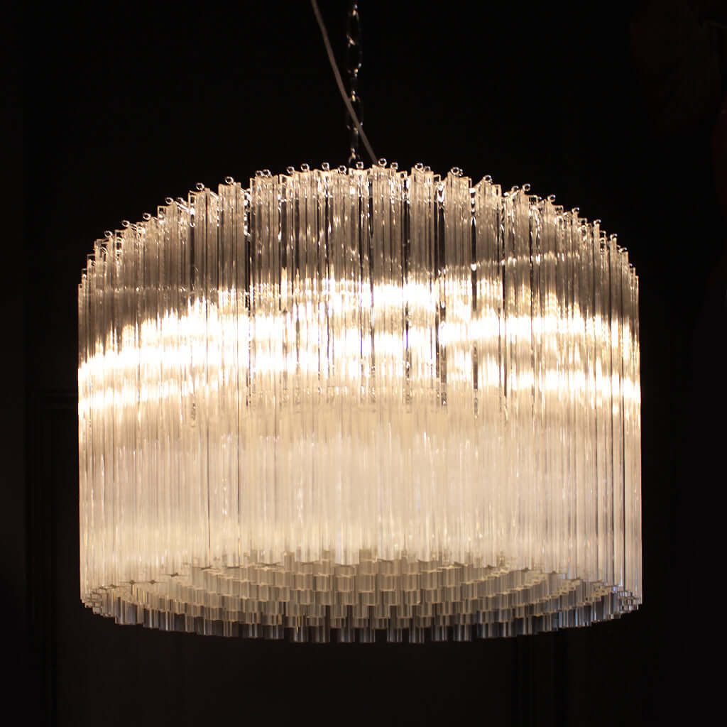 Chandelier with a dark background