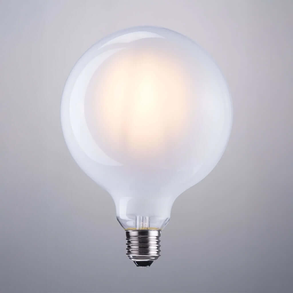 G125 Sand 8W 2700K LED E27 Light Bulb