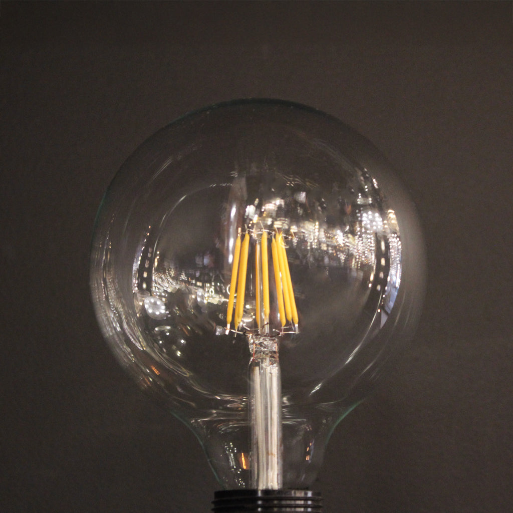 G125 Filament 8W 2700K Dimmable LED E27 Light Bulb