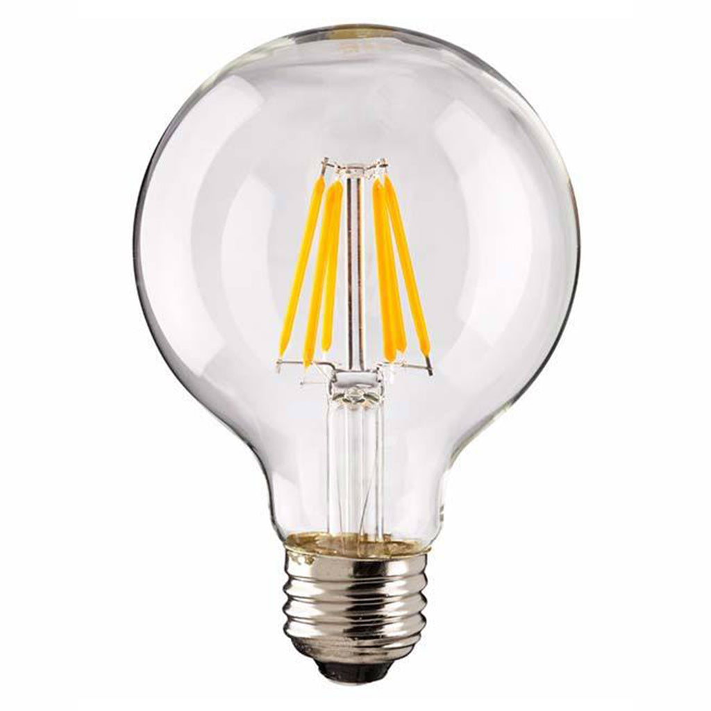 G125 Filament 8W 2700K Dimmable LED E27 Light Bulb
