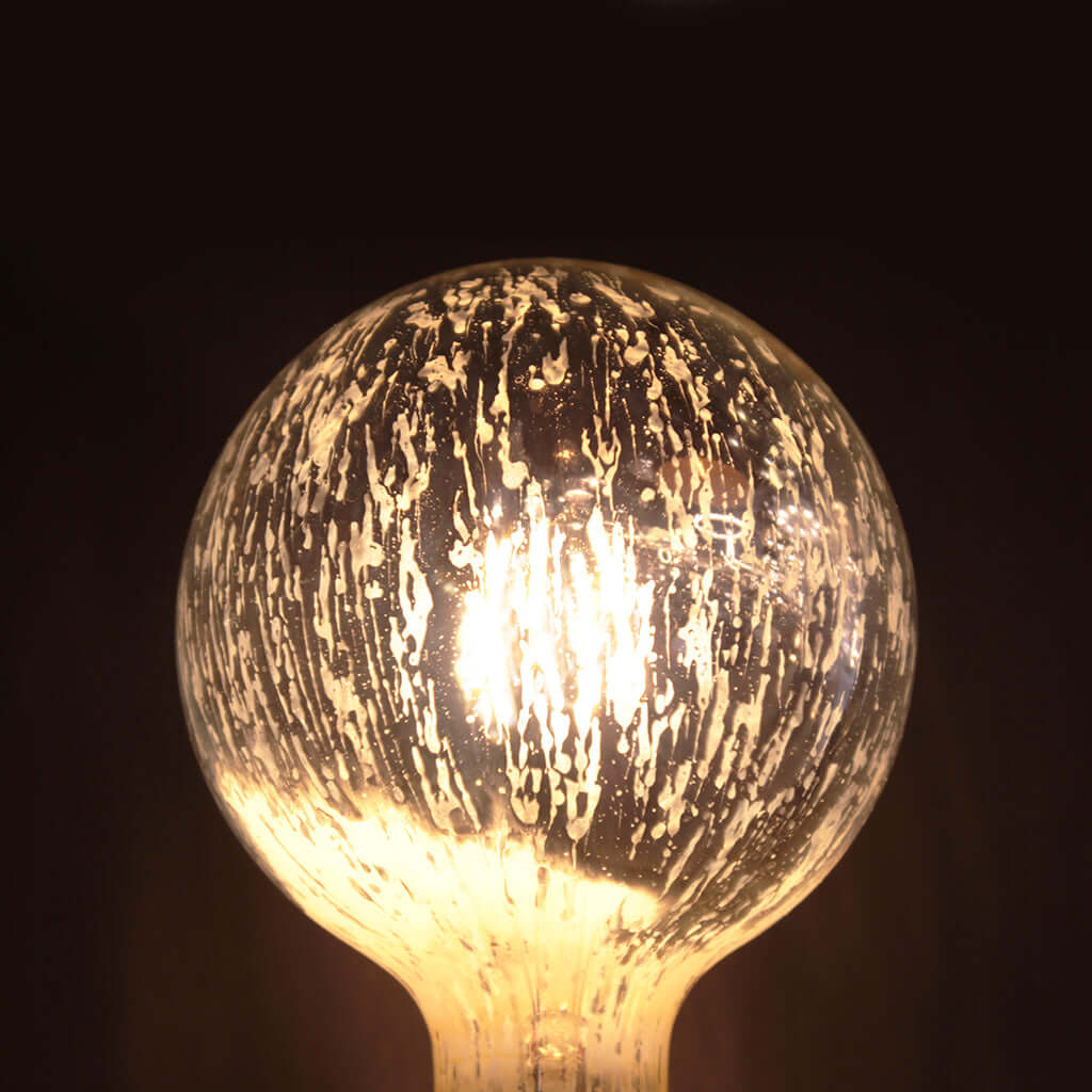 G125 Silvered 4W 2700K LED E27 Light Bulb