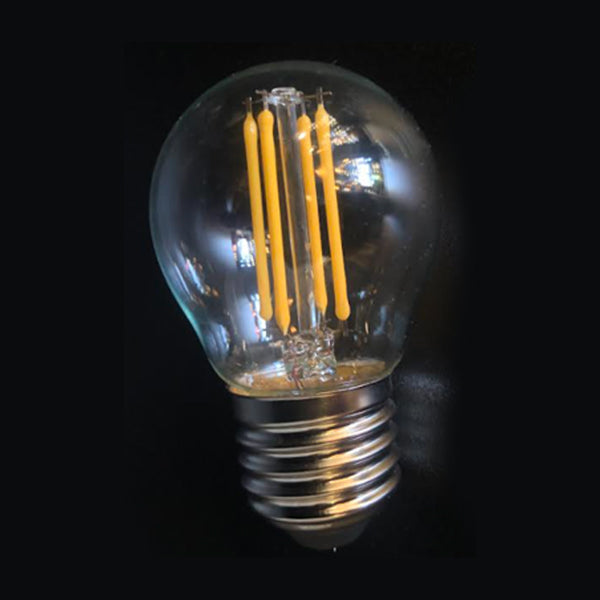 G45 Filament 4W 2700K Dimmable LED E27 Light Bulb