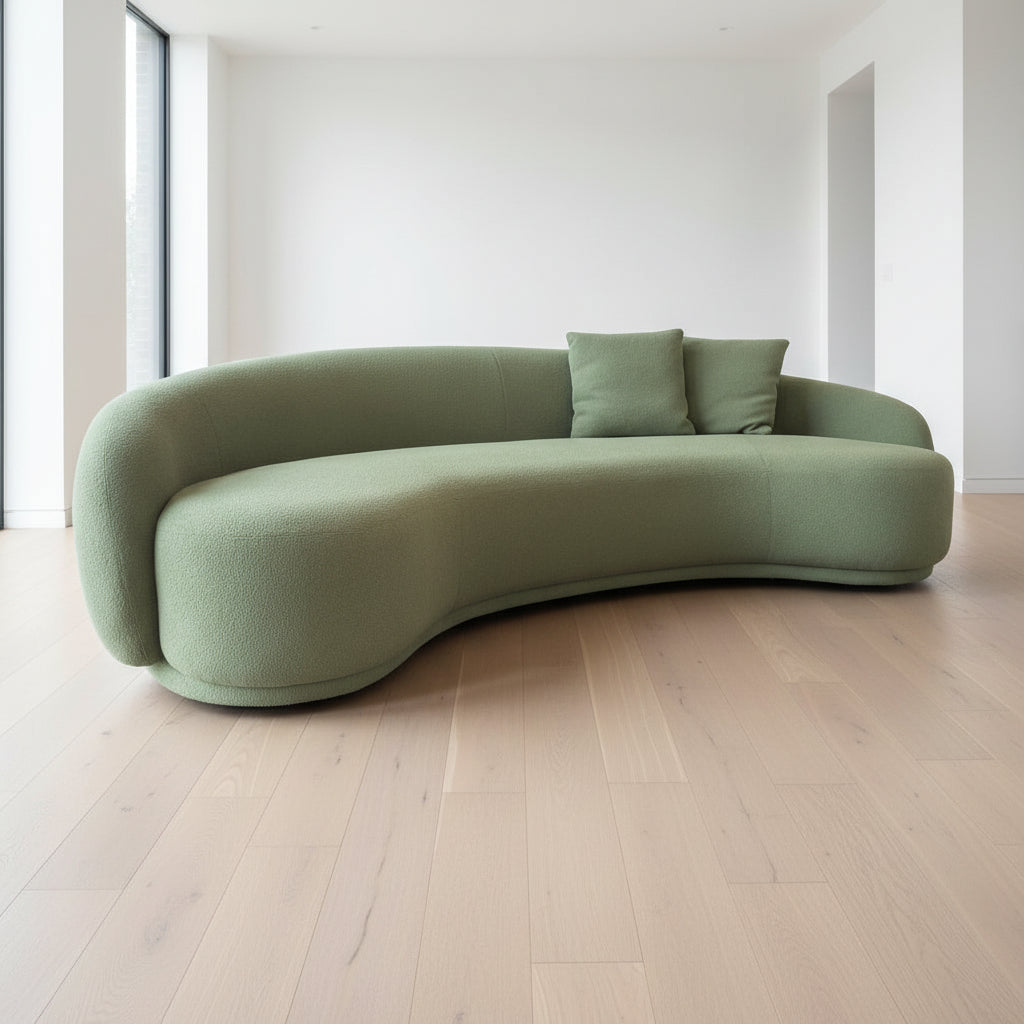 Green_Large_Curv Sofa_Murano Plus