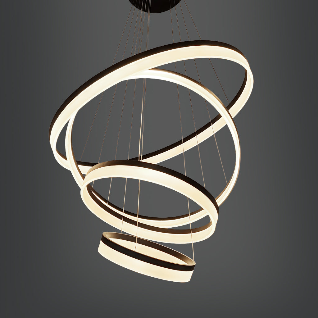 Halo Frost Pendant - Four Ring