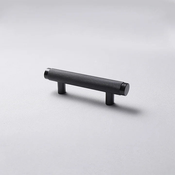 Black Brass Handle Long Medium