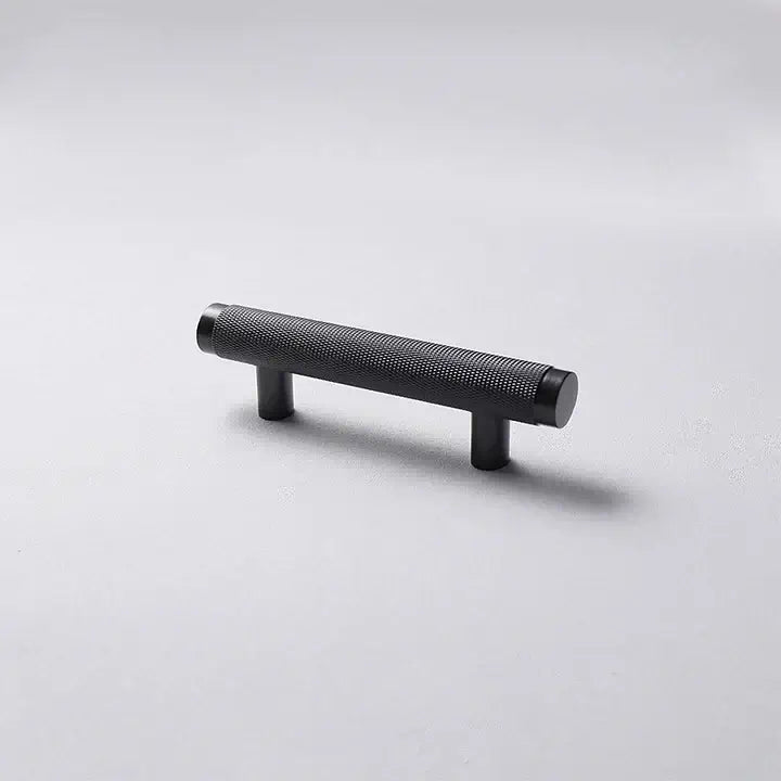 Black Brass Handle Long Medium