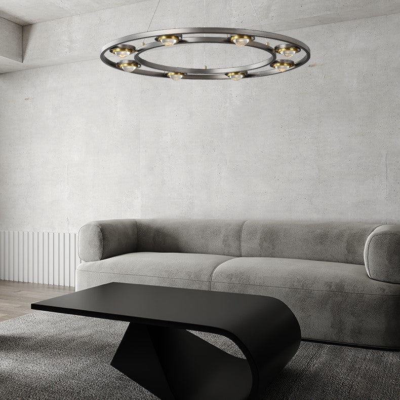 Harvey Round Pendant