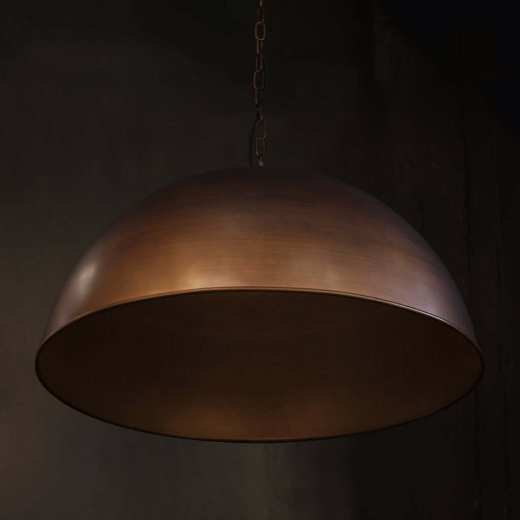 Jenna Dome Brass 600DPendantsMurano Plus