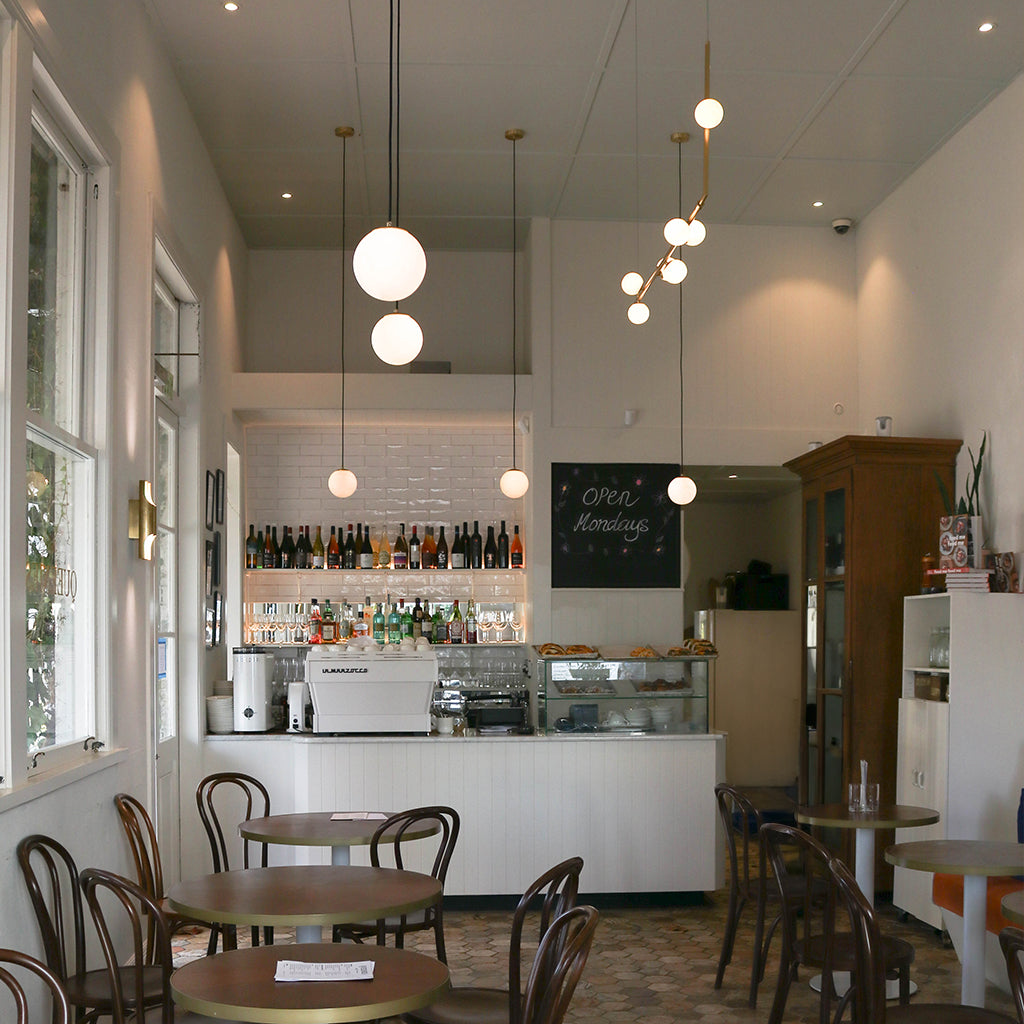 Murano Plus Cafe Pendant Lighting Cerise Pendant Brigit Pendant