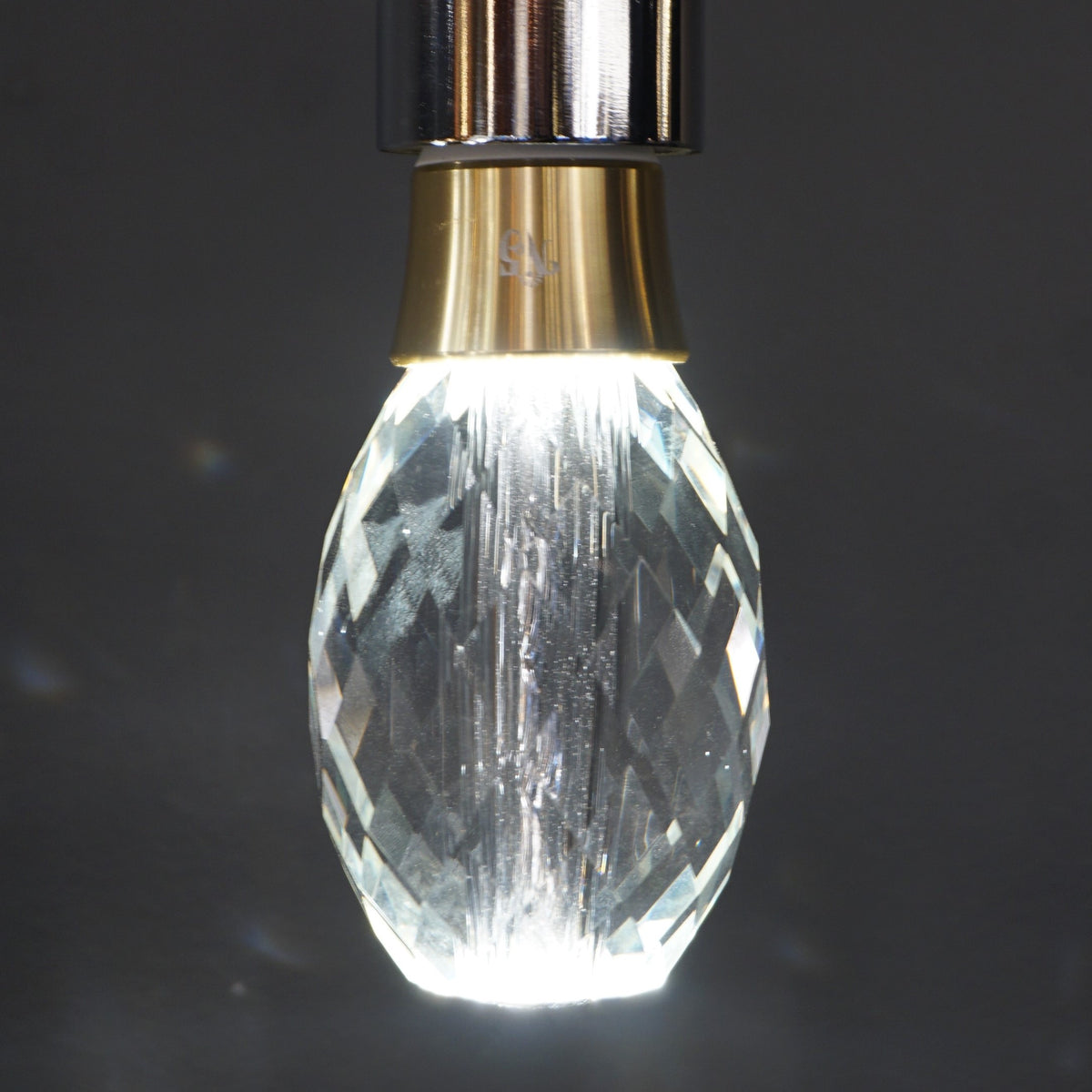 Crystal Oval Pineapple LED Bulb