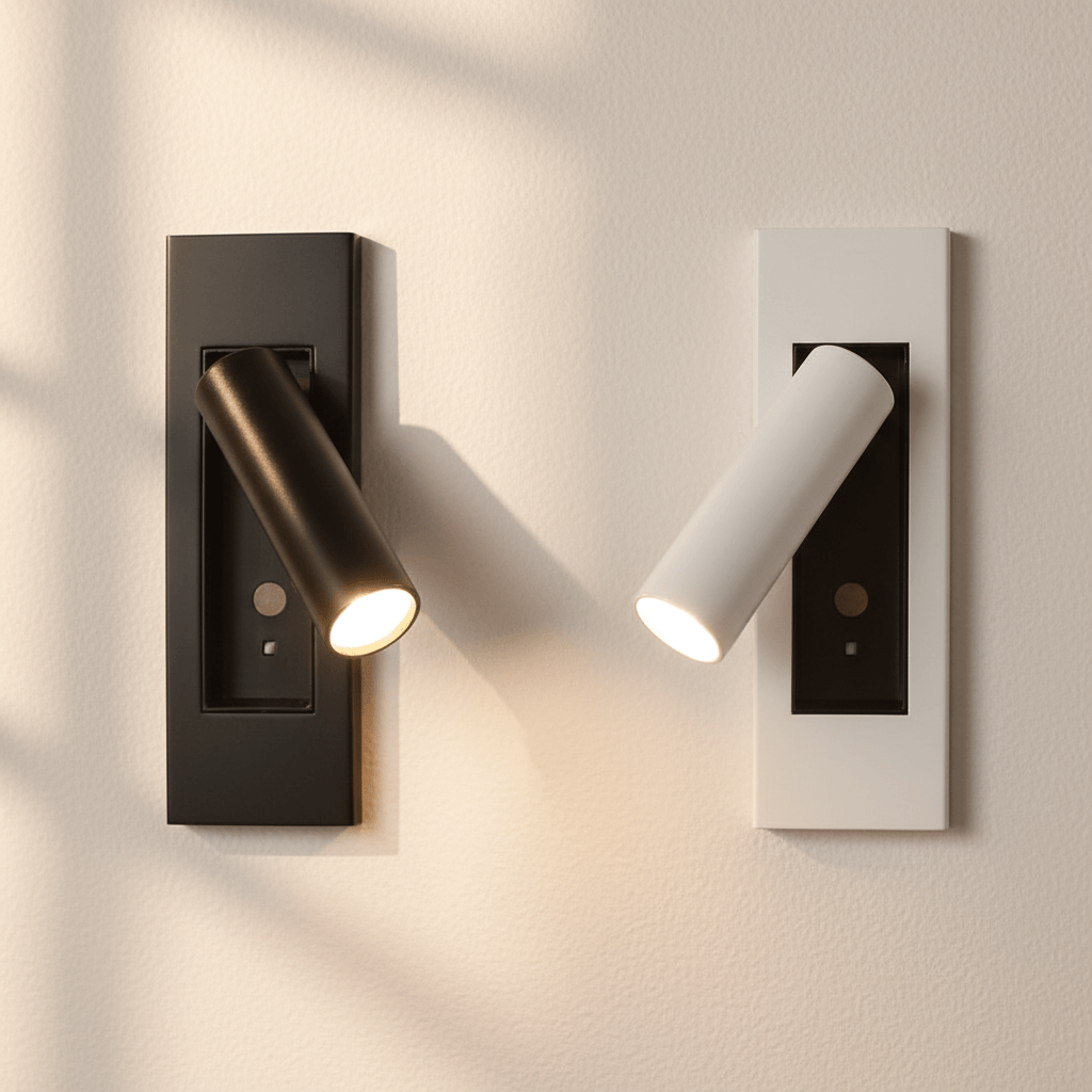 Point Wall Light_Black_White_Murano Plus NZ