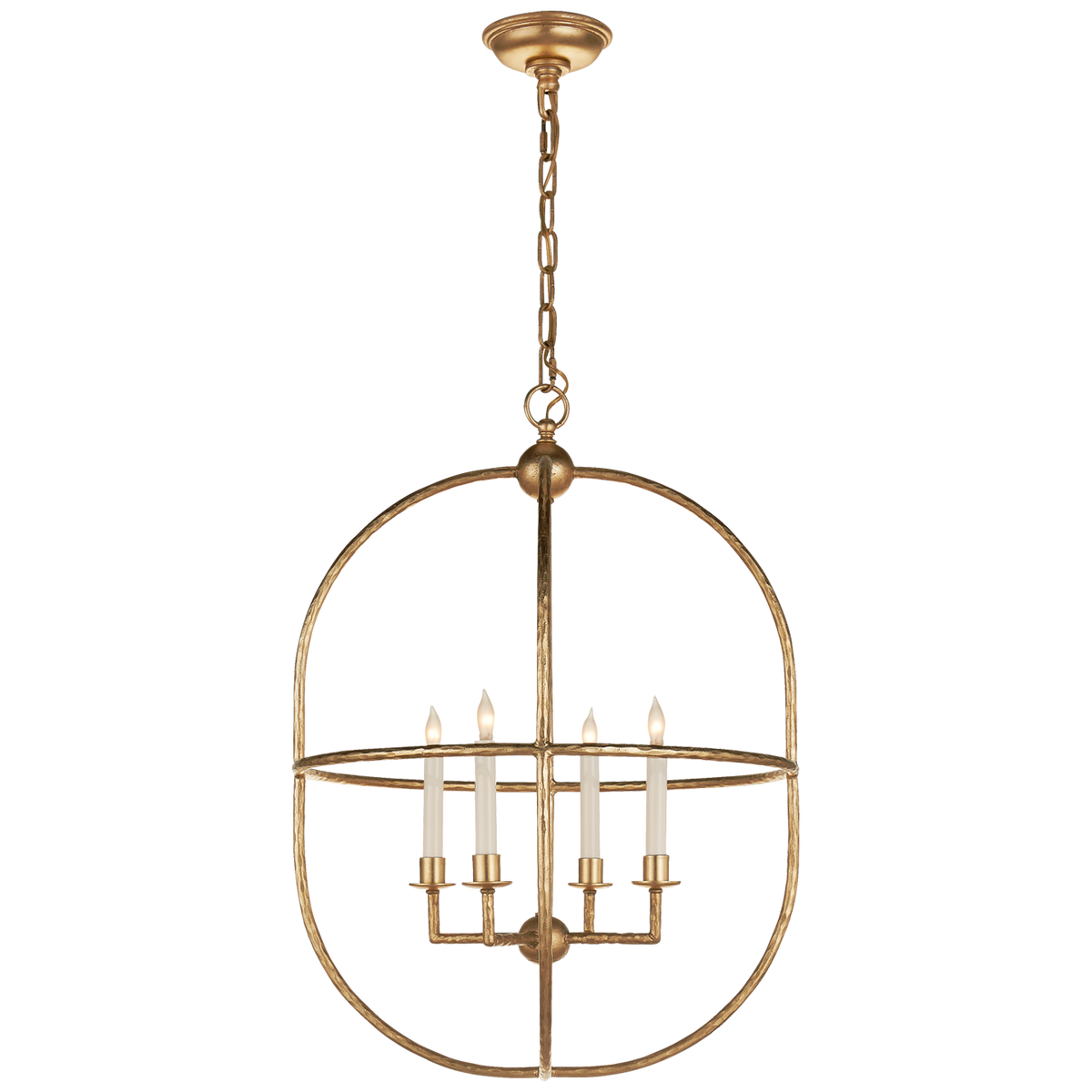 Desmond Open Oval Lantern in Gild
