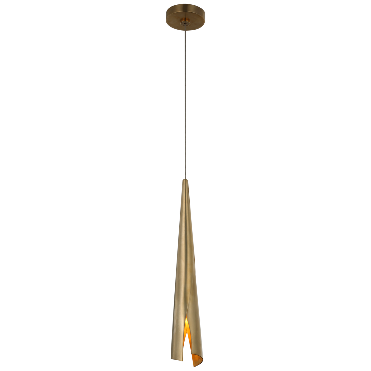 Piel Delicate Wrapped Pendant