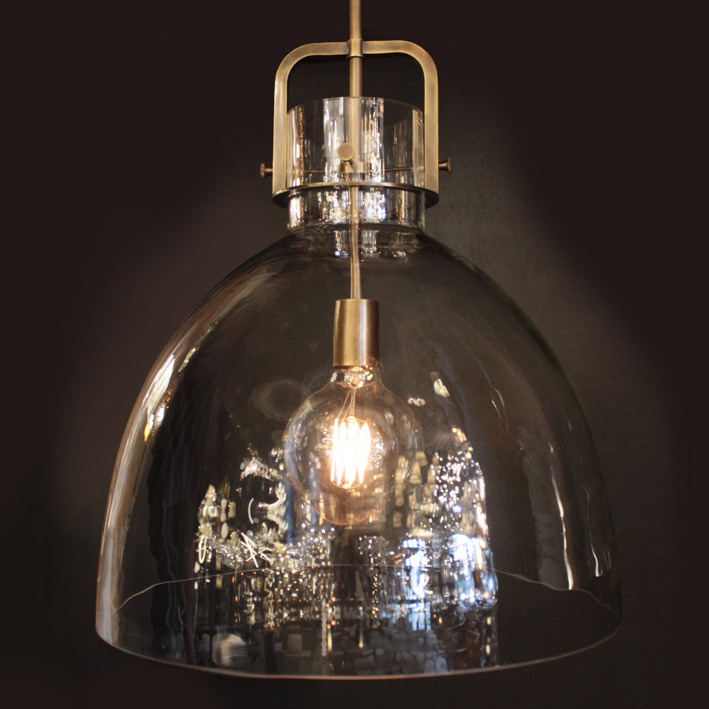 Wright Antique Brass Pendant Light _Murano Plus NZ_Kitchen