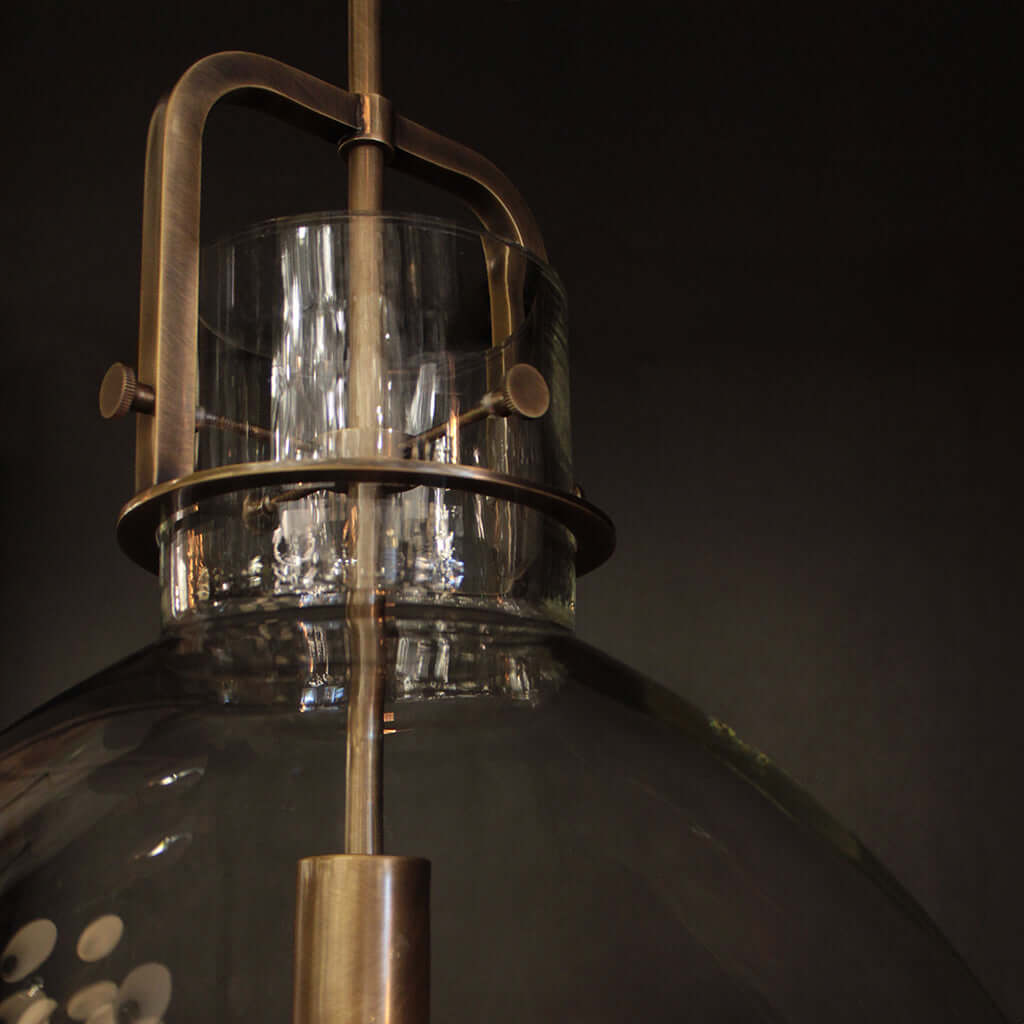 Wright Antique Brass Pendant Light _Murano Plus NZ_Kitchen