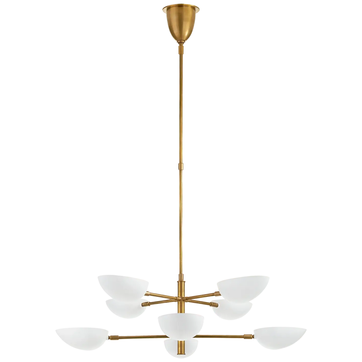 Graphic Large Two-Tier Chandelier