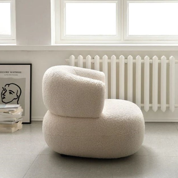 Nova Boucle White Armchair