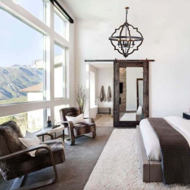 Hilton Pendant 6 Light Murano Plus Lighting NZ Bedroom
