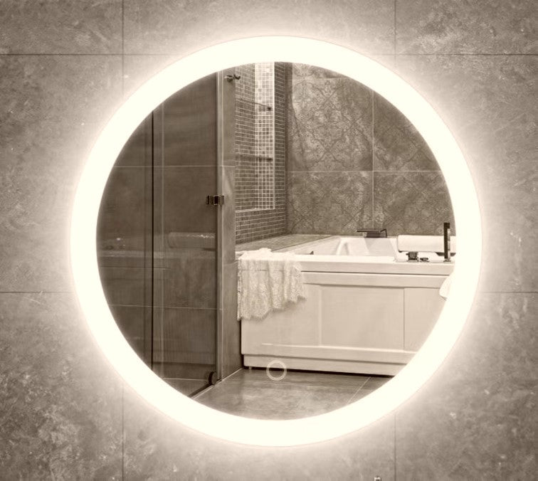 Nova Frost - LED Mirror Round Backlit with Frosted Edge