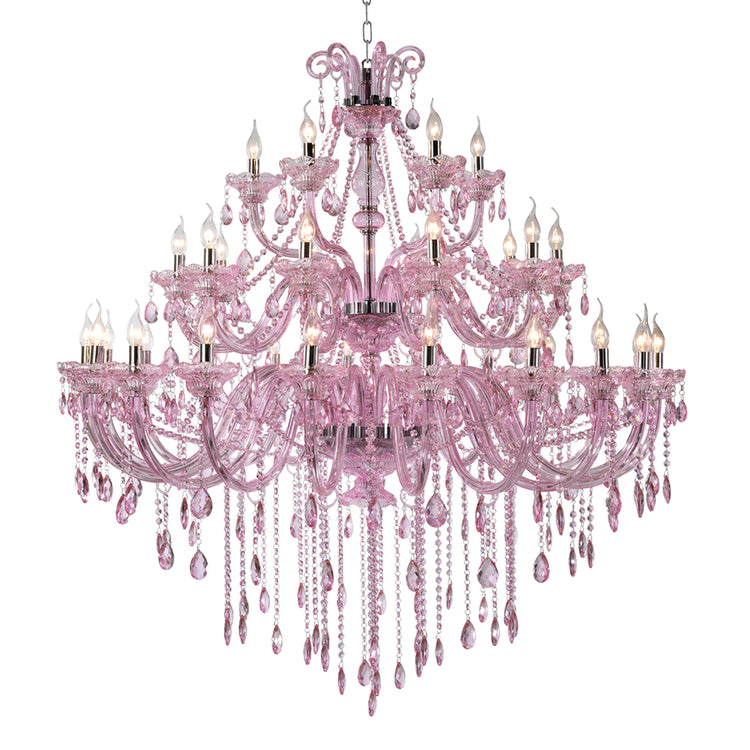 Marguerite Pink Chandelier