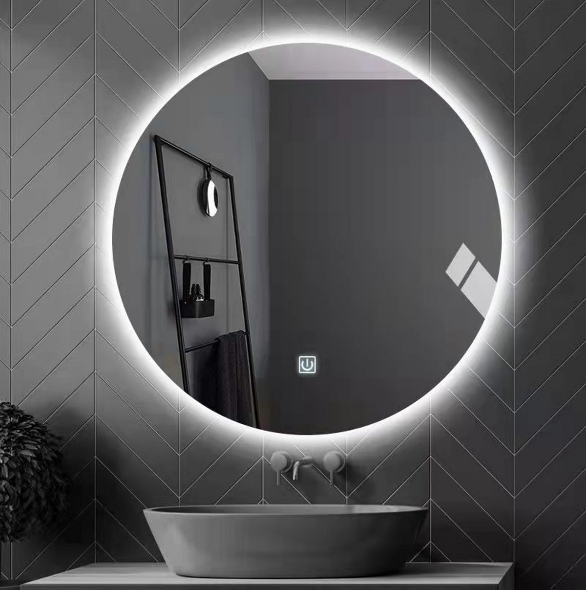 Nova - LED Backlit Round Mirror
