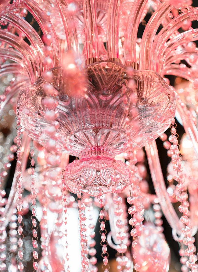 Marguerite Pink Chandelier