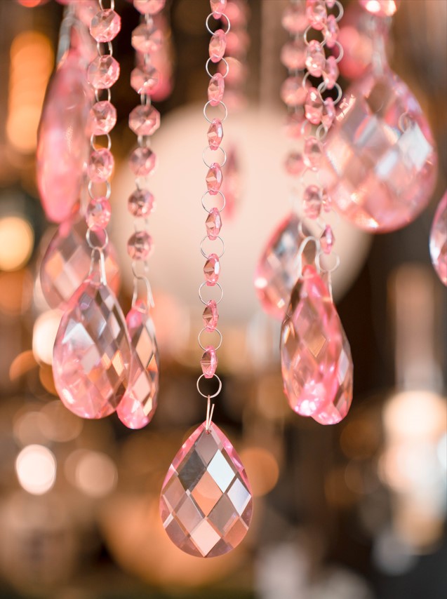 Marguerite Pink Chandelier