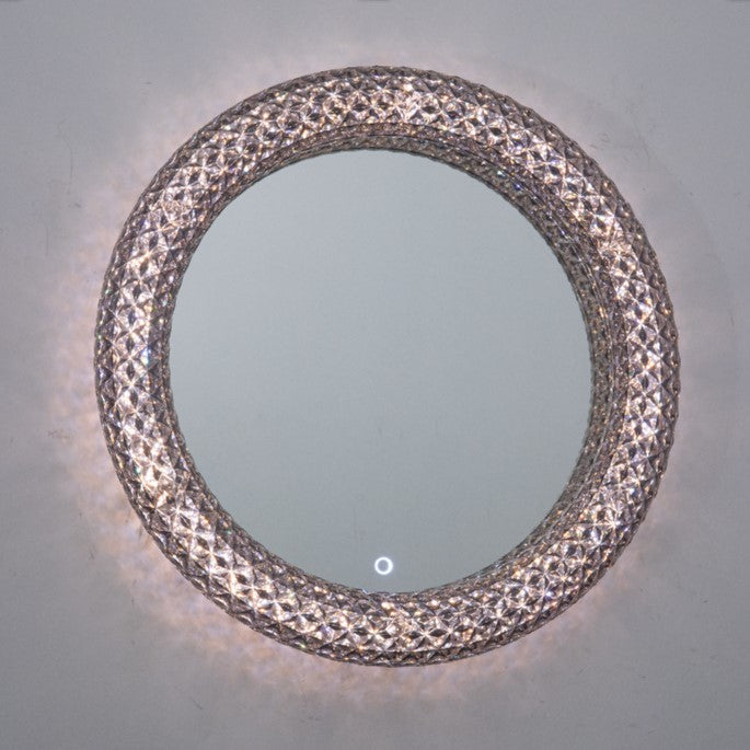 Crystal LED Mirror Round 500mm Diameter