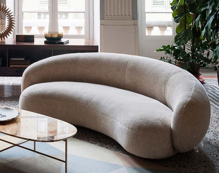 Curv Fabric Sofa Small