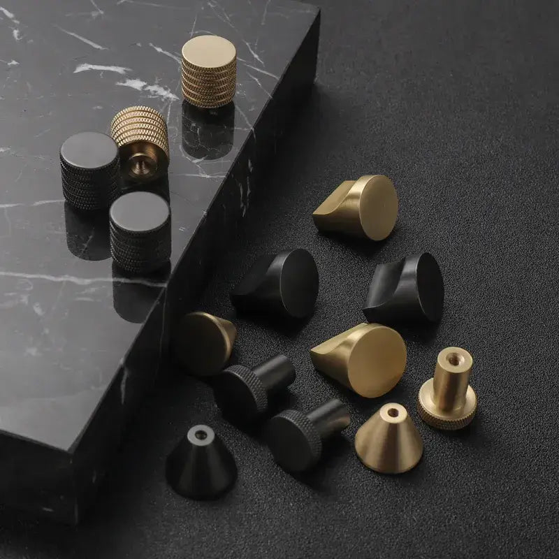 Brass Cabinet Knob Type D