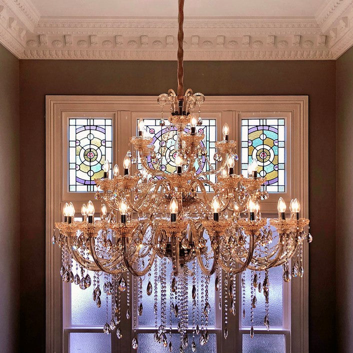 Dripping in crystals