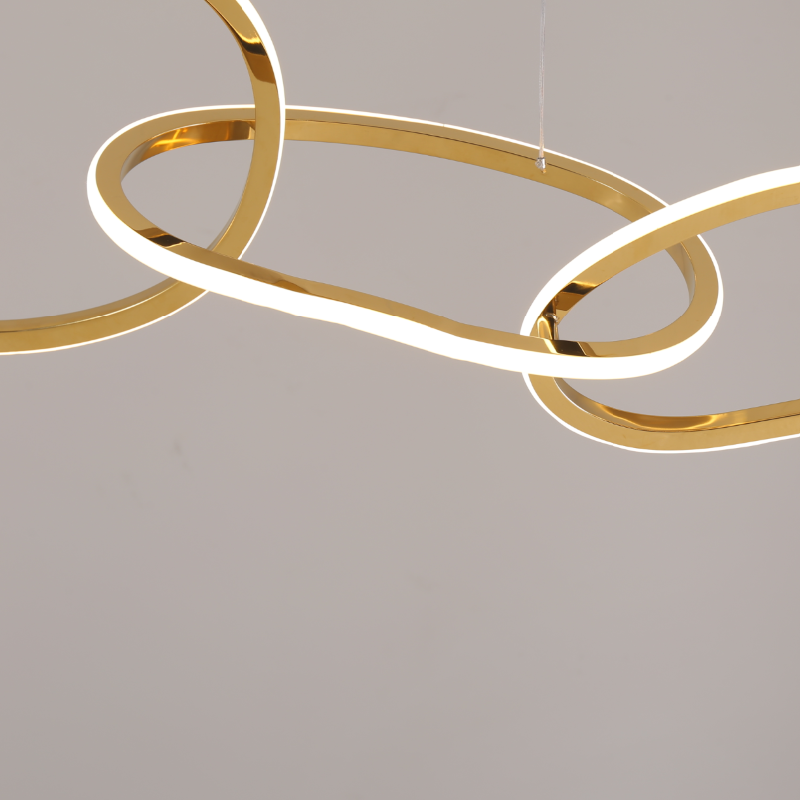 Curva Pendant - Gold