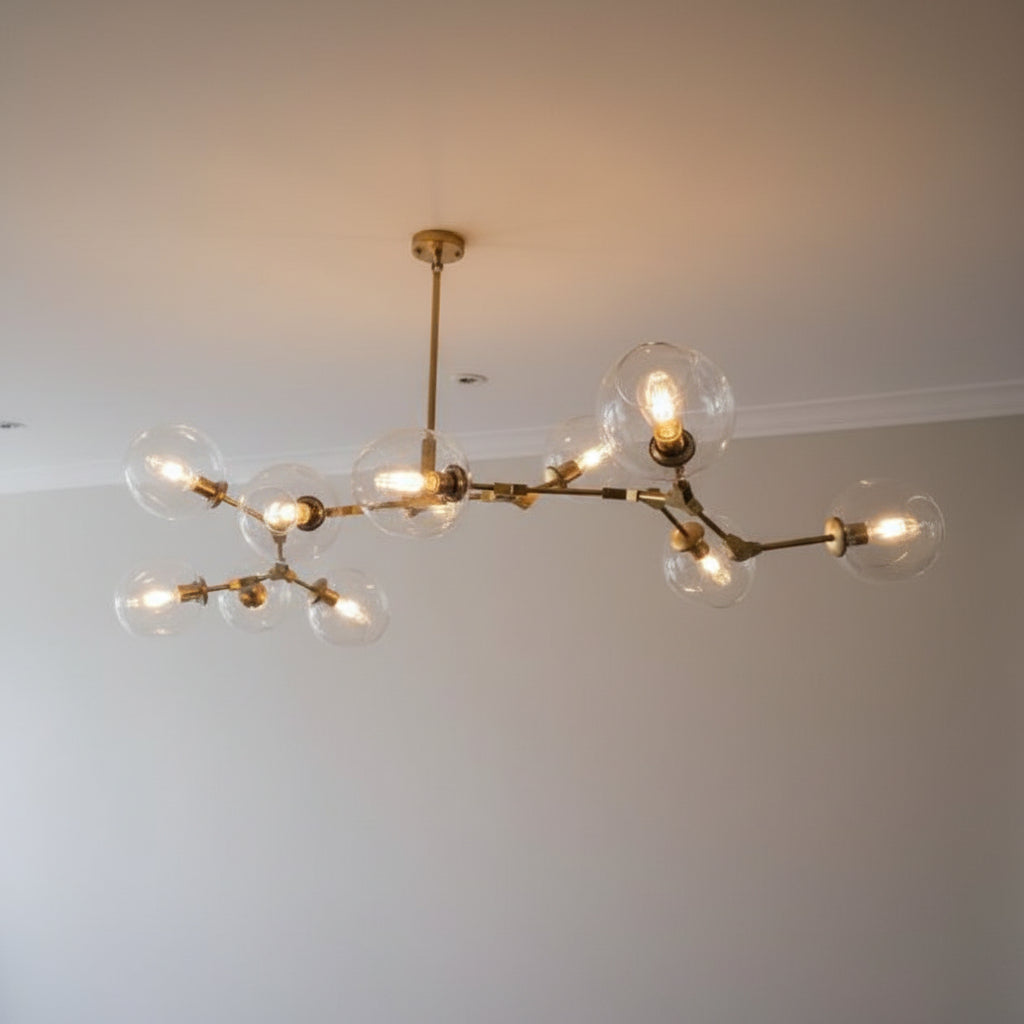 Branching modern chandelier