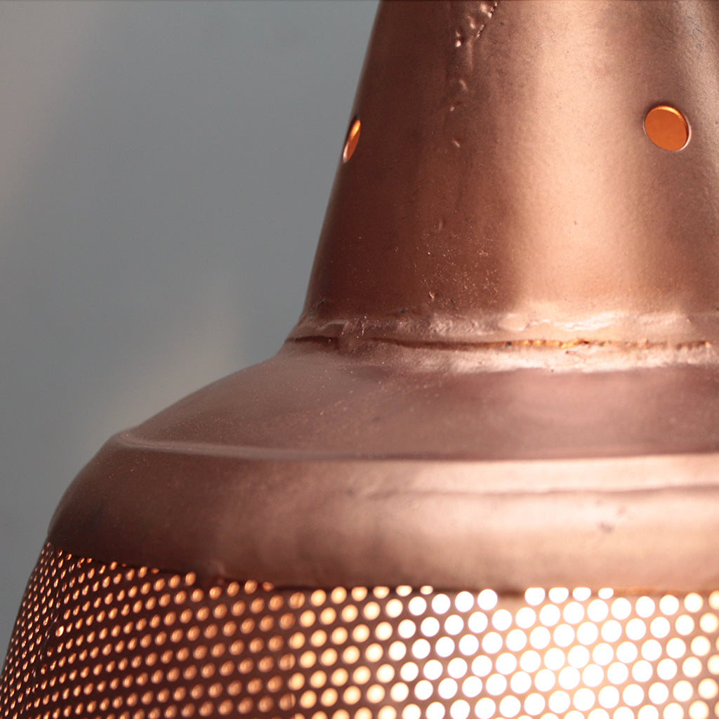 Capri Pendant Light Copper_Murano Plus NZ_Detail