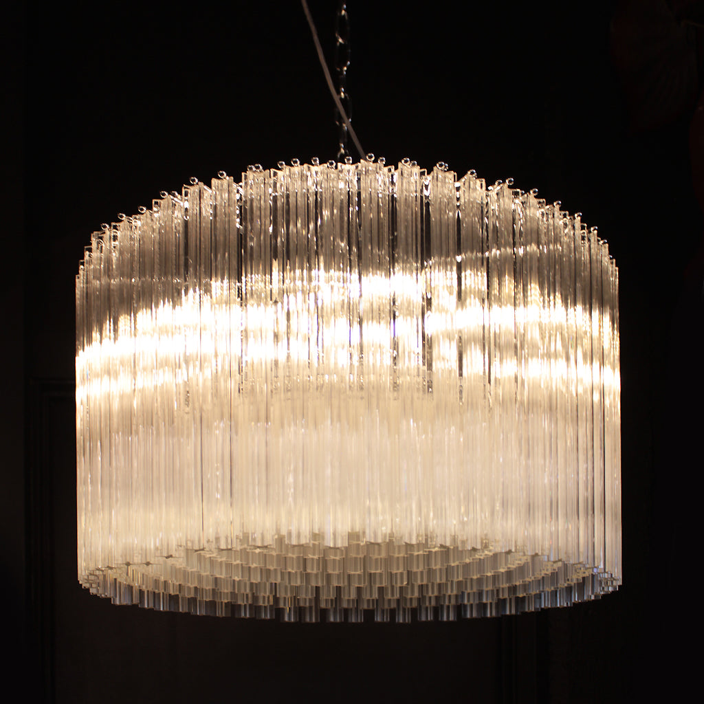 Chandelier with a dark background