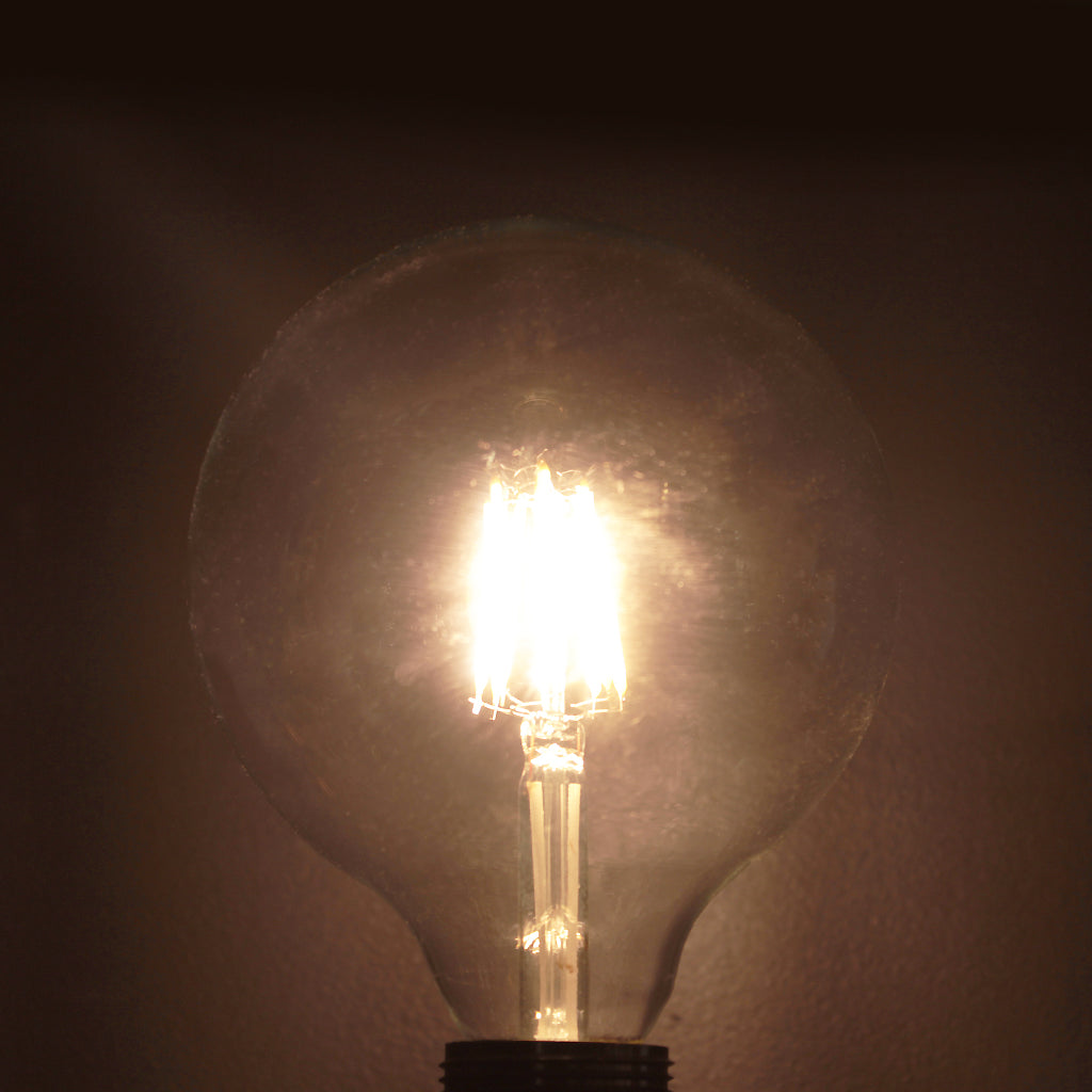 G125 Filament 8W 2700K Dimmable LED E27 Light Bulb